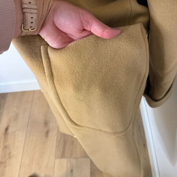 [Sandro] Vintage Camel Trench Coat - Size 16 - Picture 5 of 10